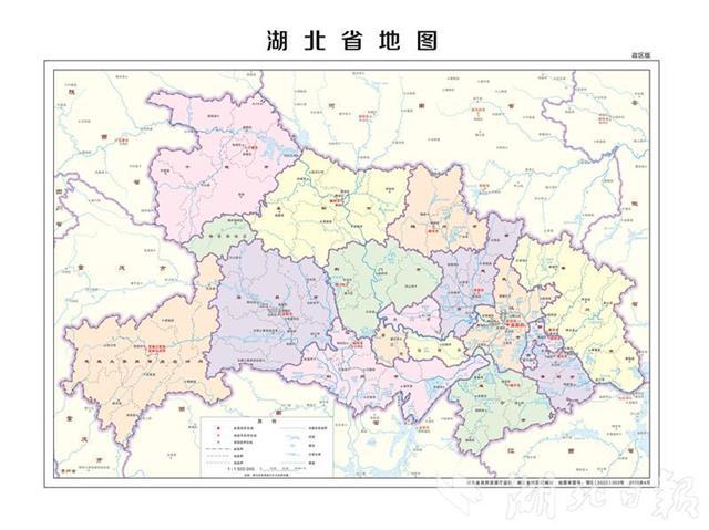 最新版湖北标准地图上线